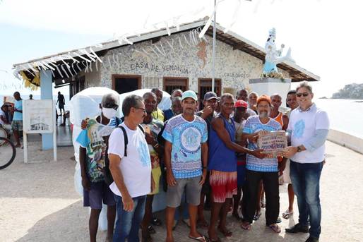 Cinco dias depois da Festa de Iemanjá, representantes da Bahia Pesca e da Colônia de Pesca Z-1 voltaram a se reunir para tratar de ações de fomento ao setor em encontro realizado na Casa de Iemanjá, no Rio Vermelho.